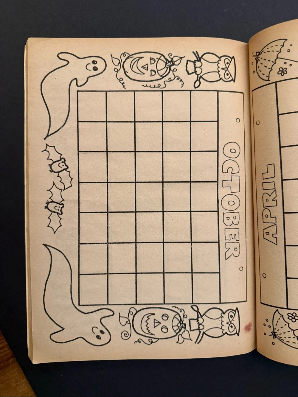 VTG Holiday Halloween Things to Do Activity Book - Yellow